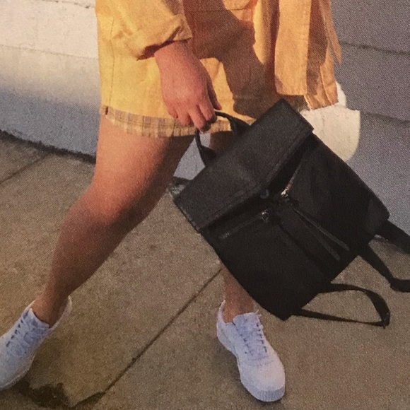 Black Mini Backpack Trigger Botkier School Dorm NWT - Picture 7 of 8